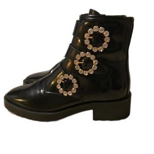 Nanette Lepore Women Iggy Fashion Boot Black 6